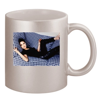 Angelina Jolie 11oz Metallic Silver Mug