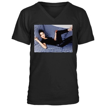 Angelina Jolie Men's V-Neck T-Shirt