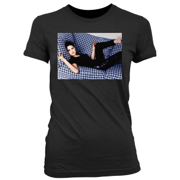 Angelina Jolie Women's Junior Cut Crewneck T-Shirt