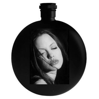 Angelina Jolie Round Flask