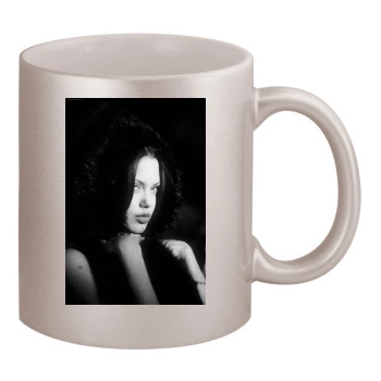 Angelina Jolie 11oz Metallic Silver Mug