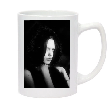 Angelina Jolie 14oz White Statesman Mug