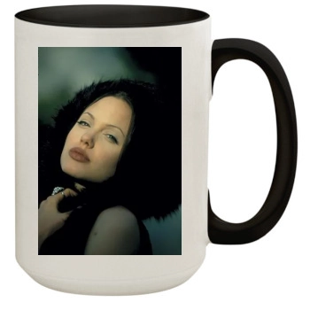 Angelina Jolie 15oz Colored Inner & Handle Mug