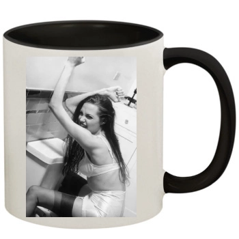 Angelina Jolie 11oz Colored Inner & Handle Mug