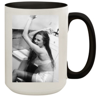 Angelina Jolie 15oz Colored Inner & Handle Mug