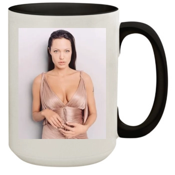 Angelina Jolie 15oz Colored Inner & Handle Mug