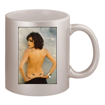 Angelina Jolie 11oz Metallic Silver Mug