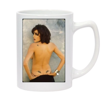 Angelina Jolie 14oz White Statesman Mug