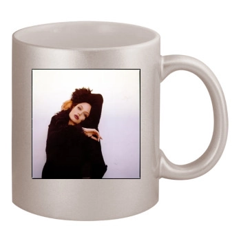 Angelina Jolie 11oz Metallic Silver Mug