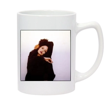 Angelina Jolie 14oz White Statesman Mug