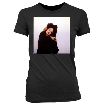 Angelina Jolie Women's Junior Cut Crewneck T-Shirt