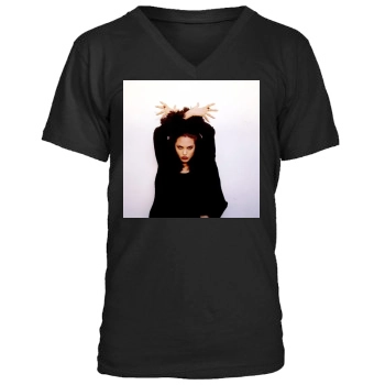 Angelina Jolie Men's V-Neck T-Shirt