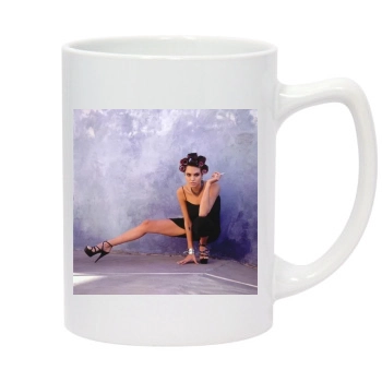 Angelina Jolie 14oz White Statesman Mug