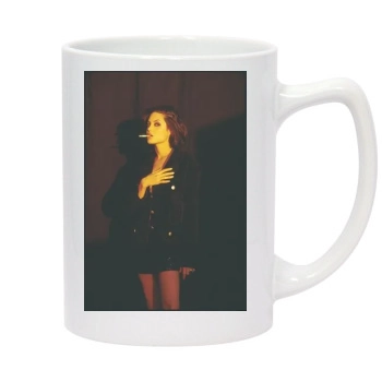 Angelina Jolie 14oz White Statesman Mug