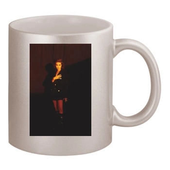 Angelina Jolie 11oz Metallic Silver Mug