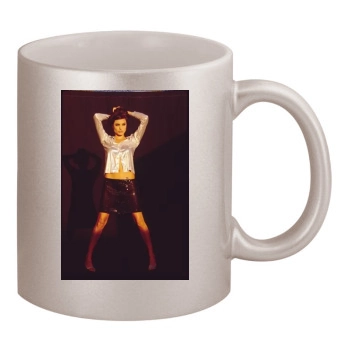 Angelina Jolie 11oz Metallic Silver Mug