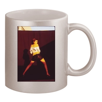 Angelina Jolie 11oz Metallic Silver Mug