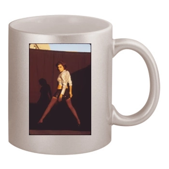 Angelina Jolie 11oz Metallic Silver Mug