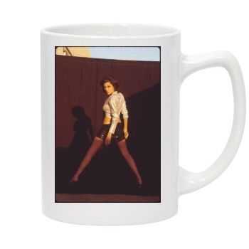 Angelina Jolie 14oz White Statesman Mug