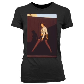 Angelina Jolie Women's Junior Cut Crewneck T-Shirt