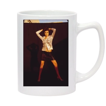 Angelina Jolie 14oz White Statesman Mug