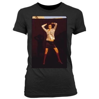 Angelina Jolie Women's Junior Cut Crewneck T-Shirt