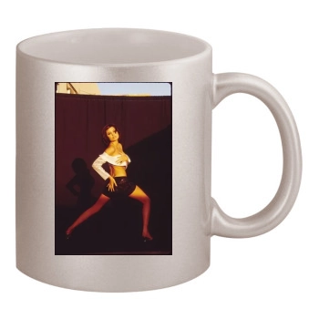 Angelina Jolie 11oz Metallic Silver Mug