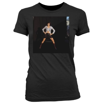 Angelina Jolie Women's Junior Cut Crewneck T-Shirt