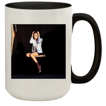 Angelina Jolie 15oz Colored Inner & Handle Mug