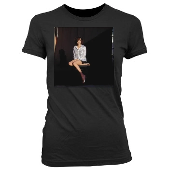 Angelina Jolie Women's Junior Cut Crewneck T-Shirt