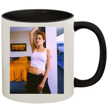 Angelina Jolie 11oz Colored Inner & Handle Mug