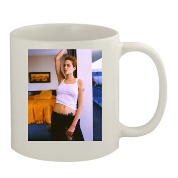 Angelina Jolie 11oz White Mug