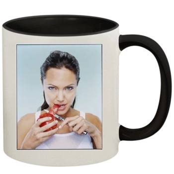 Angelina Jolie 11oz Colored Inner & Handle Mug