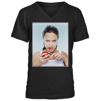 Angelina Jolie Men's V-Neck T-Shirt