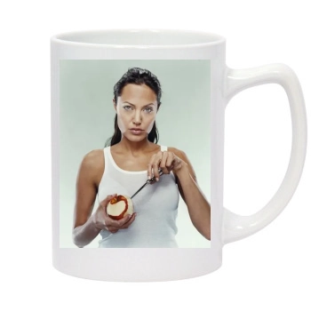 Angelina Jolie 14oz White Statesman Mug