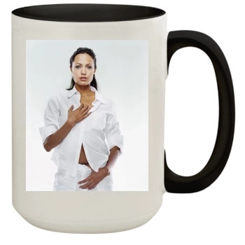 Angelina Jolie 15oz Colored Inner & Handle Mug