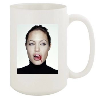 Angelina Jolie 15oz White Mug