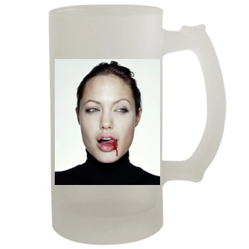 Angelina Jolie 16oz Frosted Beer Stein