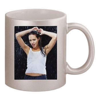 Angelina Jolie 11oz Metallic Silver Mug