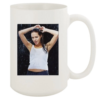 Angelina Jolie 15oz White Mug