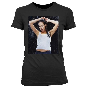 Angelina Jolie Women's Junior Cut Crewneck T-Shirt