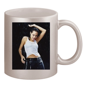 Angelina Jolie 11oz Metallic Silver Mug