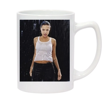 Angelina Jolie 14oz White Statesman Mug