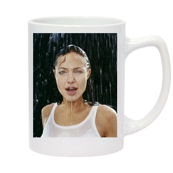 Angelina Jolie 14oz White Statesman Mug