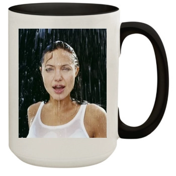 Angelina Jolie 15oz Colored Inner & Handle Mug