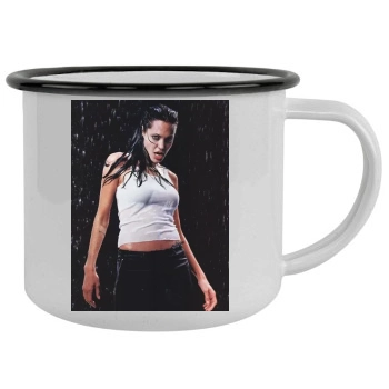 Angelina Jolie Camping Mug