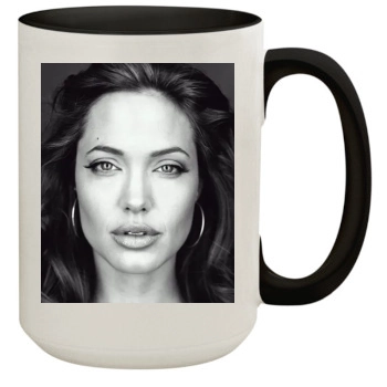 Angelina Jolie 15oz Colored Inner & Handle Mug