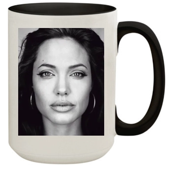 Angelina Jolie 15oz Colored Inner & Handle Mug