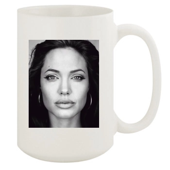 Angelina Jolie 15oz White Mug