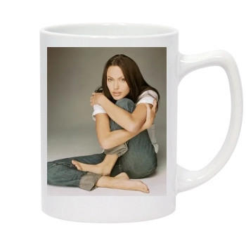 Angelina Jolie 14oz White Statesman Mug